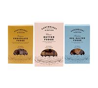 Cartwright & Butler | Fudge Trio | A Mouth-Watering Selection of Our Premium Fudges | Includes Butter, Salted Caramel & Belgian Chocolate Fudge