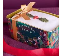 Cartwright & Butler | Merry Christmas Iced Fruit Loaf Cake in Tin