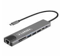 Caruba 8-in-1 USB-C Hub with Ethernet