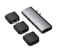 Caruba Multi-Functional 9-in-1 USB-C Hub Space Grey
