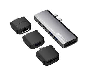 Caruba Multi-Functional 9-in-1 USB-C Hub Space Grey