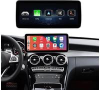 Carultra 12.3 Inch Touch Screen Car Radio for Mercedes Benz C/A/GLC/GLA/CLA, NTG 5.0 System W205 X156 C117 Compatible with Original OEM Control, Wireless Carplay and Android Auto