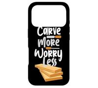 Carve More Worry Less Chisel Gouge Case for iPhone 17 Pro