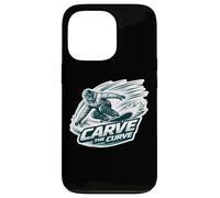 Carve The Curve Snowboard Snowboarding Snowboarder Quote Fun Case for iPhone 13 Pro