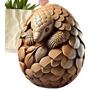 Carved Animal Craft Eggs, Resin Animal Carving Craft, Easter Carved Eggs Basket Stuffers, Egg Carving Decorations With Vivid Animal Designs, Artistic Easter Egg Craft For Beginners & Home Décor