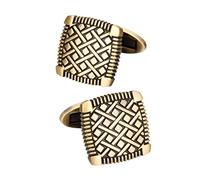 Carved Antique Gold Pattern Cufflinks Banquet Suit Shirt French Cuff Links Men's Gifts