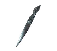 Carved Black Ebony Wood Letter Opener - Fish Design - Handcrafted in Africa - Fair Trade