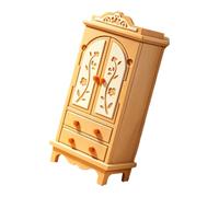 Carved Cabinet 1: 12 Miniature Furniture Model with Build | Freestanding Structure for Scene Design and Tabletop Photo Styling