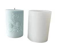 Carved Cylindrical Scented European-Style Relief Flower Making Molds Cylindrical Mold Silicone for Candles