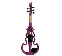 Carved dragon scroll Brand Purple 5strings 4/4 electric violin,solid wood