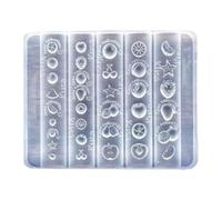 Carved Fruit Nails Art Silicone Mold Kits for Customizable Decoration Creation Nails Accessories Molds Silicone Fruit Mold