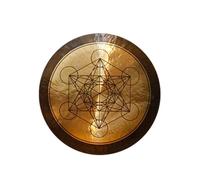 Carved Gong, Metatron Geometric Pattern, Handmade, Relaxation Meditation, Yoga Sound Therapy, Gong Bath, Niche Musical Instruments,80Cm