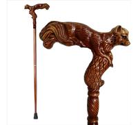 Carved Wood Walking Cane for Seniors - Sturdy & Stylish Support for Mobility and Independence, Elegant Rustic Gift for Men and Women