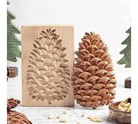 Carved Wooden Cookie Mold, Wooden Multi-Pattern Cookie Mould, Suitable for Cookies, Gingerbread, Springerle, Marzipan & Chocolate Pies, Suitable for Christmas, Thanksgiving, Halloween & Easter (#2)