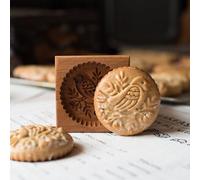 Carved Wooden Cookie Mold, Wooden Multi-Pattern Cookie Mould, Suitable for Cookies, Gingerbread, Springerle, Marzipan & Chocolate Pies, Suitable for Christmas, Thanksgiving, Halloween & Easter (#5)