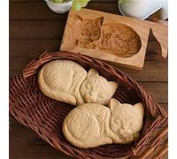 Carved Wooden Cookie Mold, Wooden Multi-Pattern Cookie Mould, Suitable for Cookies, Gingerbread, Springerle, Marzipan & Chocolate Pies, Suitable for Christmas, Thanksgiving, Halloween & Easter (#1)