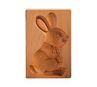 Carved Wooden Cookie Mould, 3D Wooden Cookie Shortbread Moulds Non-Stick Mould Cookie Biscuit Press DIY Cookie Cutter Moon Cake Moulds Baking Tools & Accessories