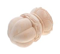 Carved Wooden Lotus Finial for Table Legs and Bed Frames | Elegant Craftsmanship, round Base, Cylindrical Head, Smooth Finish, Solid Wood, Temples, Roman Column Style