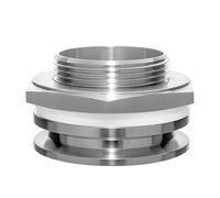 carvedexquisitely 1.5'' Tri Clamp Bulkhead Compression Fittings Stainless Steel 304 Weldless Bulkhead, Self-Made Kettle Bulkhead