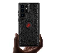 Carveit Handcrafted Case for Galaxy S23 Ultra (Phoenix-Blackwood)