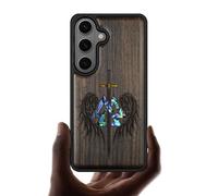 Carveit Handcrafted Case for Galaxy S26 Plus (Wings Valor) Blackwood