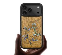 Carveit Handcrafted Case for iPhone 17 Pro Max (Medusa Enigma-Cherry)