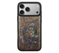 Carveit Handcrafted Case for iPhone 18 Pro Max - The Medusa Enigma-Walnut | iPhone 18 Pro Max Case - Compatible with MagSafe Wireless Chargers - Wood Engraved and Shell Inlaid - TPU Shockproof Bumper