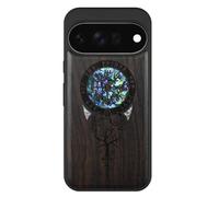 Carveit Handcrafted Case for Pixel 11, Eternal Compass Roots, Black