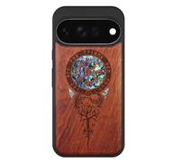 Carveit Handcrafted Case for Pixel 11, Eternal Compass Roots, Rosy