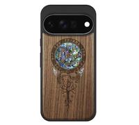 Carveit Handcrafted Case for Pixel 11, Eternal Compass Roots, Walnut