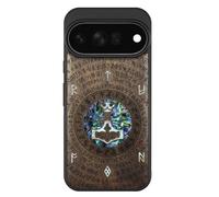 Carveit Handcrafted Case for Pixel 11 Pro, Mjölnir and the Runes, Walnut
