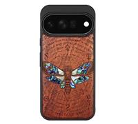 Carveit Handcrafted Case for Pixel 11 Pro, The Death Moth, Rosy