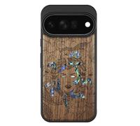 Carveit Handcrafted Case for Pixel 11 Pro, The Medusa Enigma, Walnut