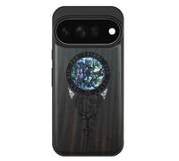 Carveit Handcrafted Case for Pixel 11 Pro XL, Eternal Compass Roots, Black