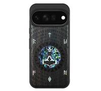 Carveit Handcrafted Case for Pixel 11 Pro XL, Mjölnir and the Runes, Black