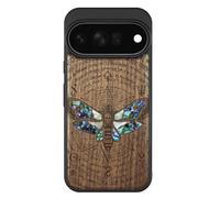 Carveit Handcrafted Case for Pixel 11 Pro XL, The Death Moth, Walnut