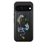Carveit Handcrafted Case for Pixel 11, The Oriental Dragon, Black