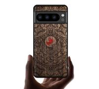 Carveit Handcrafted Case for Pixel 8 Pro (Phoenix-Walnut)