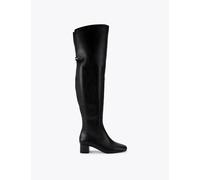 Carvela Block Heel Over the Knee Boots Black