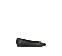 Carvela 'click Ballet' Leather Sandals In Black Black 3