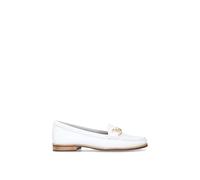 Carvela Women's 'Click' Leather Flats in White | Size: 5 Carvela White 5