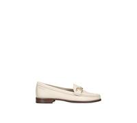 Carvela 'click' Leather Trainers In Cream Cream
