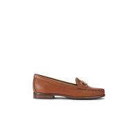 Carvela 'click Wide Fit' Leather Flats In Tan Tan