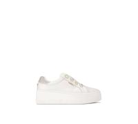 Carvela Women's 'Connected Laceless Coin' Leather Trainers in White | Size: 8 Carvela White 8