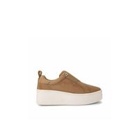 Carvela 'connected Laceless' Suede Trainers In Tan Tan