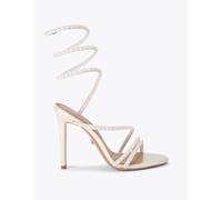 Carvela Embellished Spiral Strap Stiletto Heels Gold