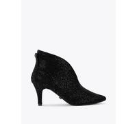 Carvela Embellished Stiletto Heel Shoe Boots Black