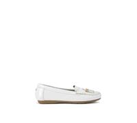 Carvela Women's 'Fiasco' Leather Flats in White | Size: 3 Carvela White 3