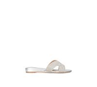 Carvela Women's 'Gala Mule Jewel' Flats in Silver | Size: 3 Carvela Silver 3