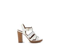 Carvela 'krill' Leather Heels In White White
